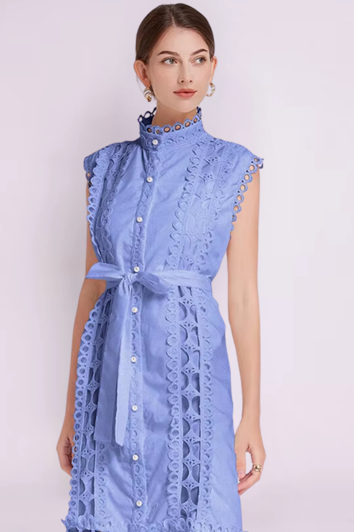 Brooke - Round Neck Flared Dress