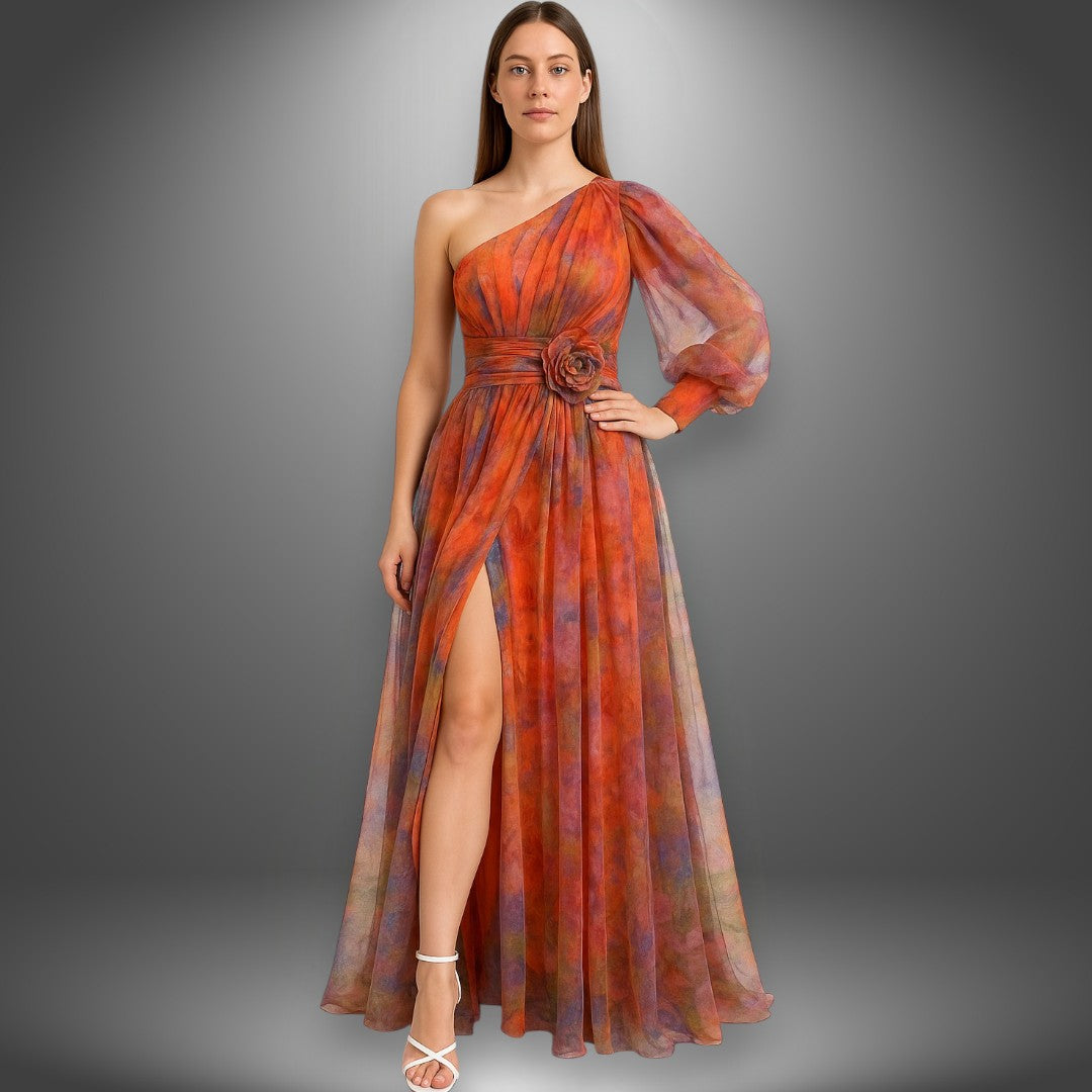 Skyla – One-Shoulder Maxi Dress