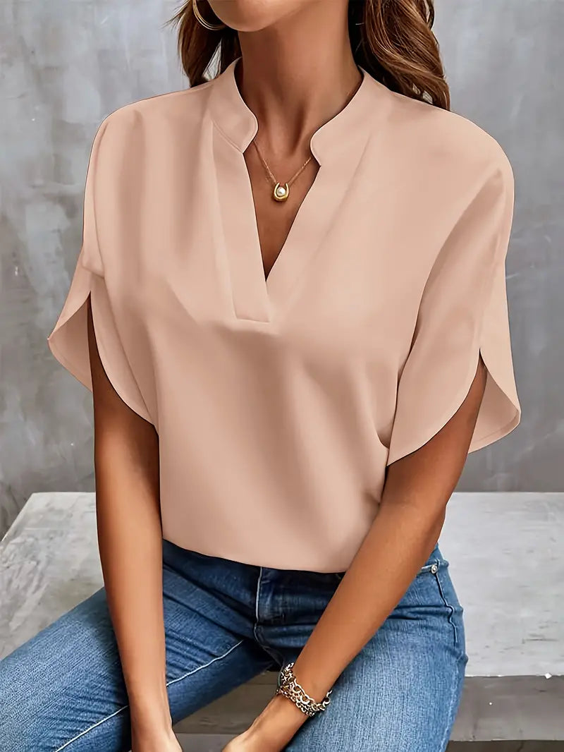 Mayra – Elegant V-Neck Blouse
