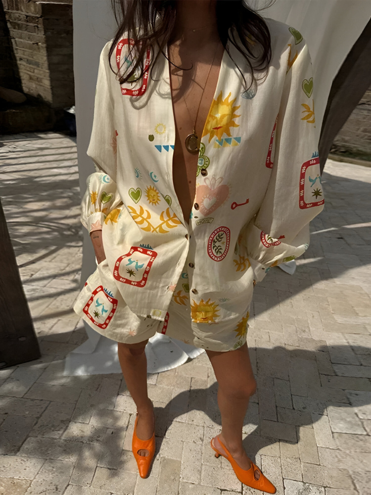 Livia – Printed Lounge Wear