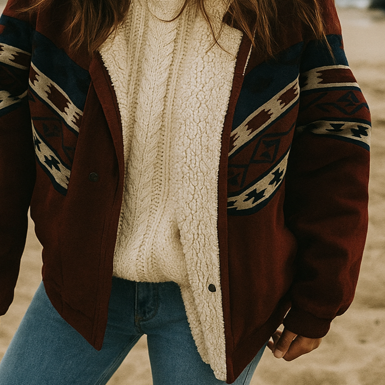 Iliana – Retro Plush Winter Coat