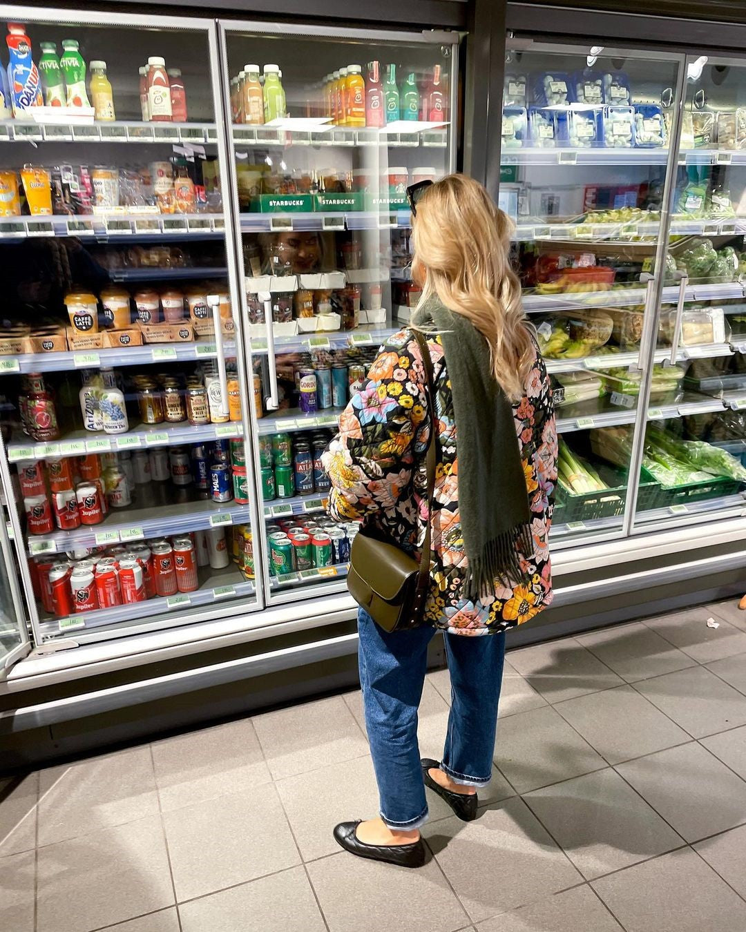 Clarise - Padded Floral Jacket