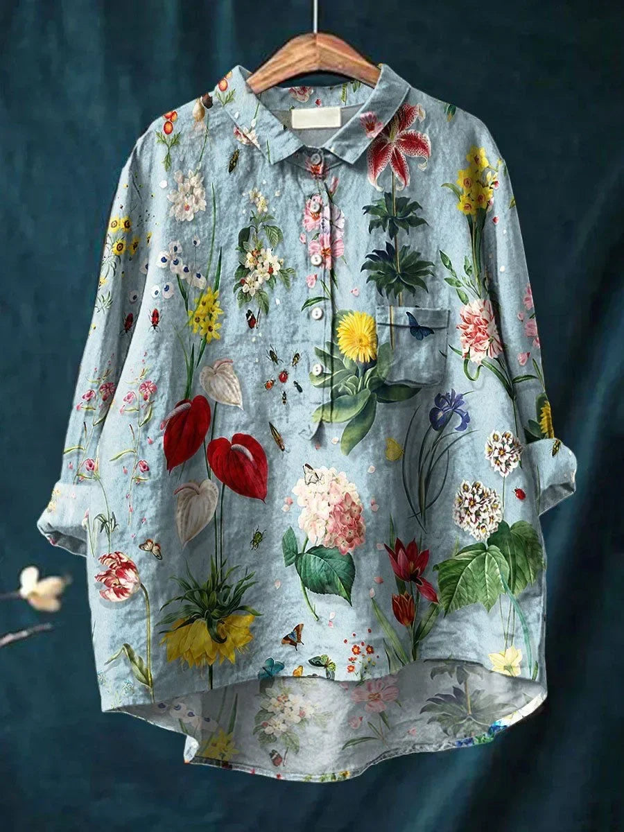Megan – Floral Loose-Fit Shirt
