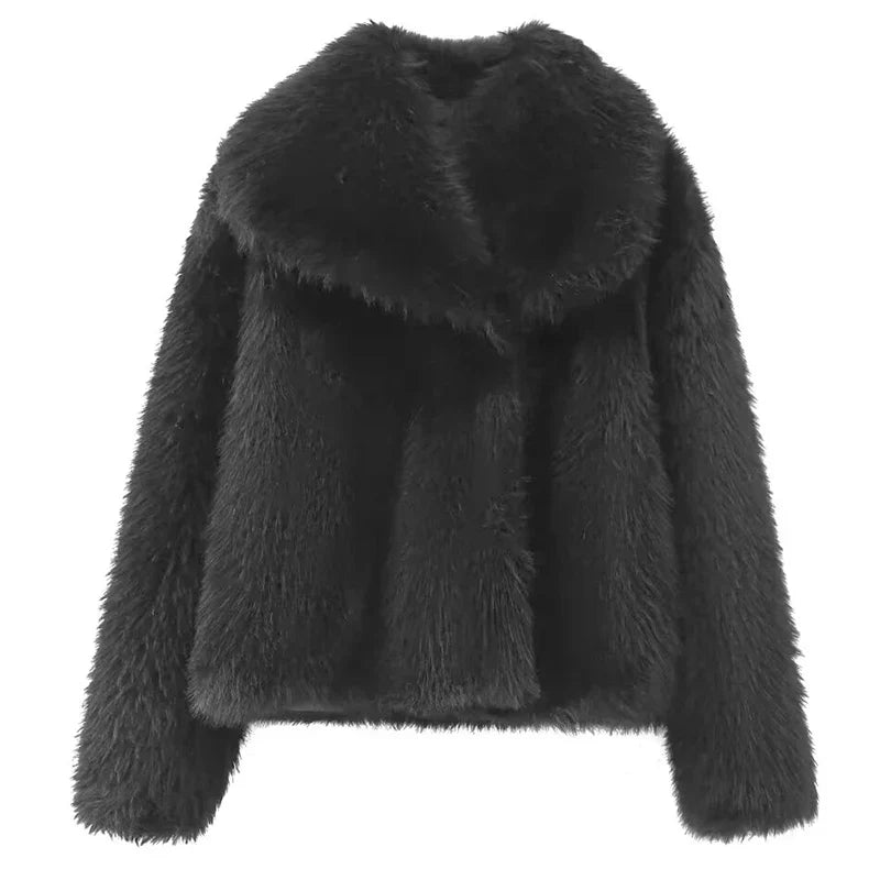 Imari - Elegant Faux Fur Winter Jacket for Women
