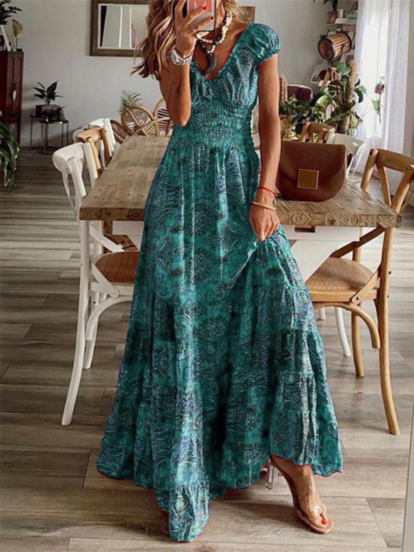 Thalia – Floral Print Maxi Dress