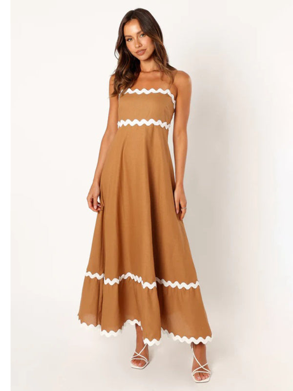 Willow – Wavy Trim Maxi Dress