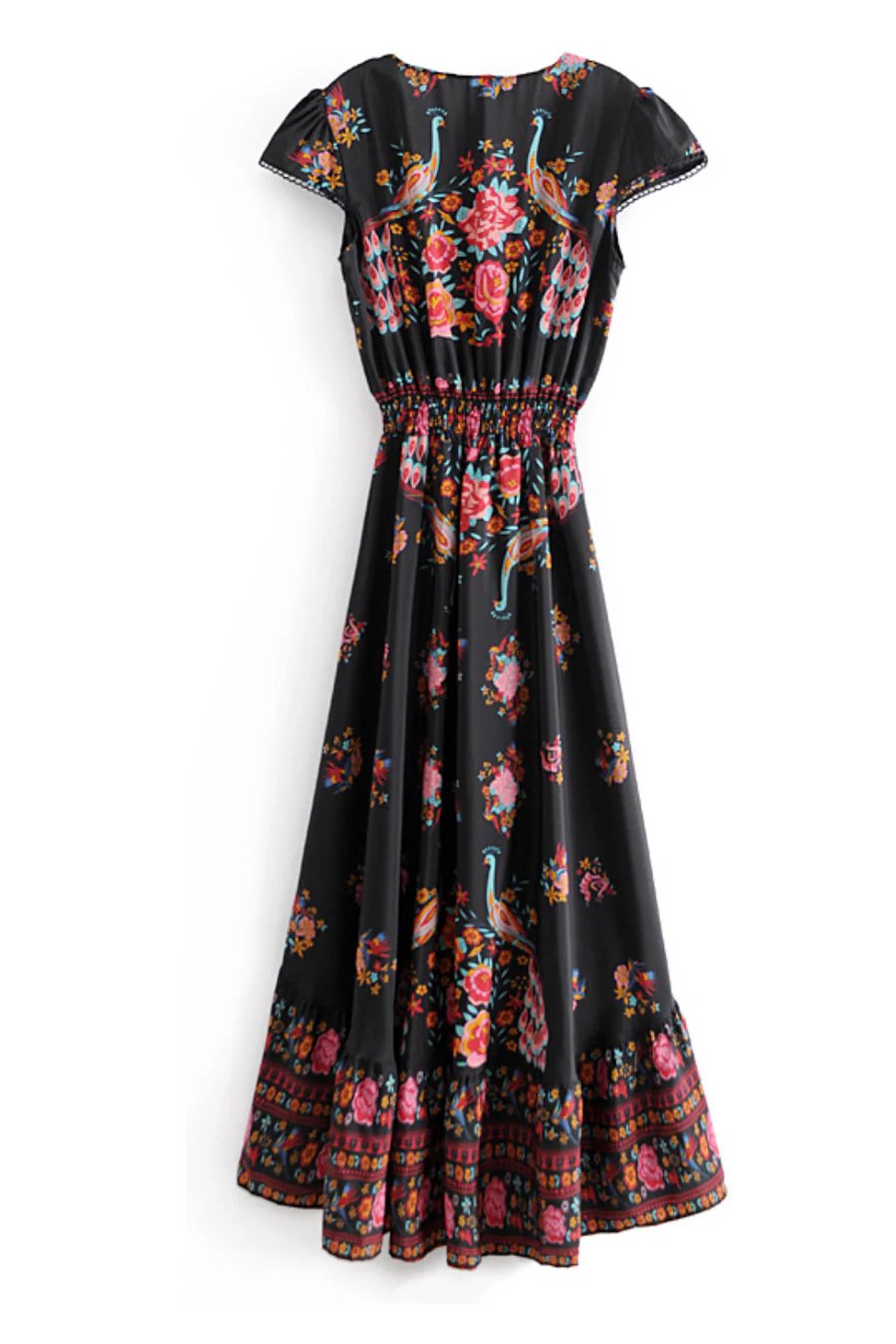 Sira – Women Boho Print Floral Dress