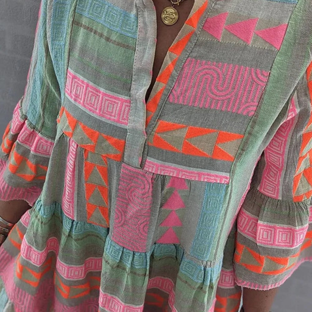 Louisa – Boho Tiered Dress