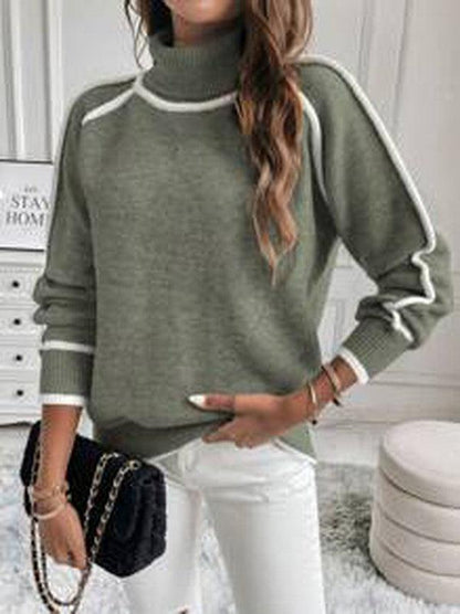 Mavis – Elegant Lined Sweater