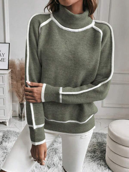 Mavis – Elegant Lined Sweater