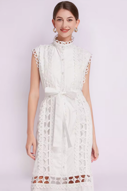 Brooke - Round Neck Flared Dress