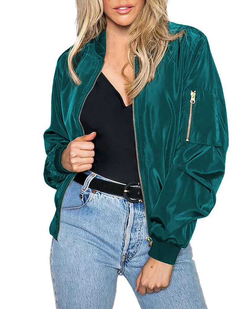Ella - Lightweight Bomber Jacket for Women