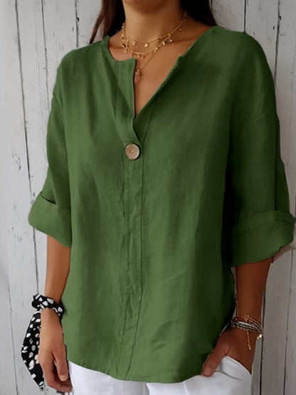 Adelaide – Casual V-Neck Blouse