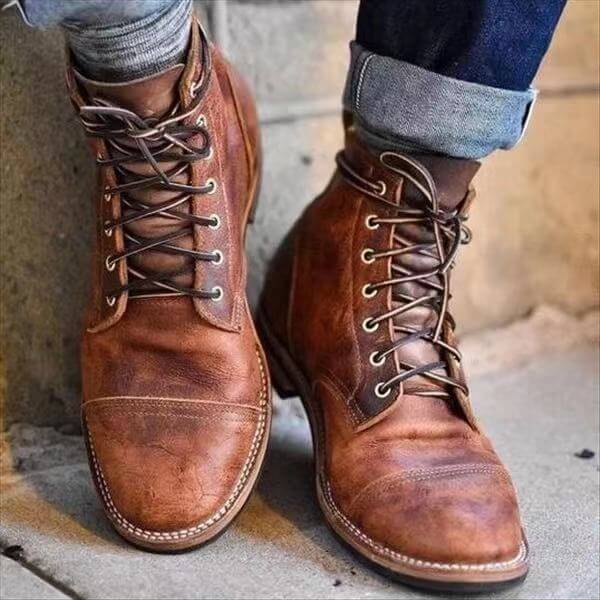 Damon – Leather Comfort Boots