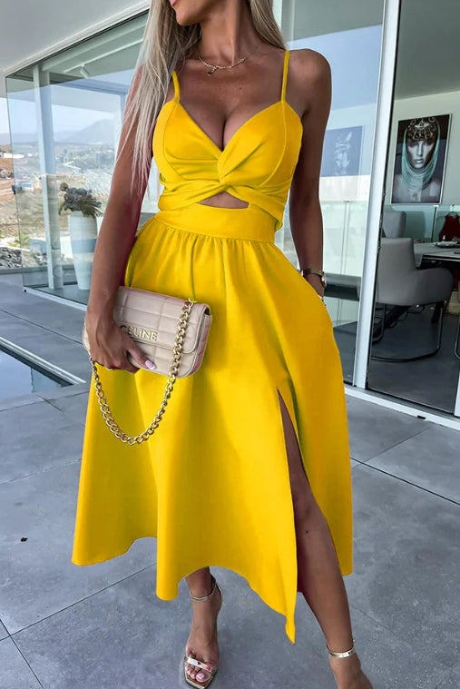 Leona – Elegant Midi Dress