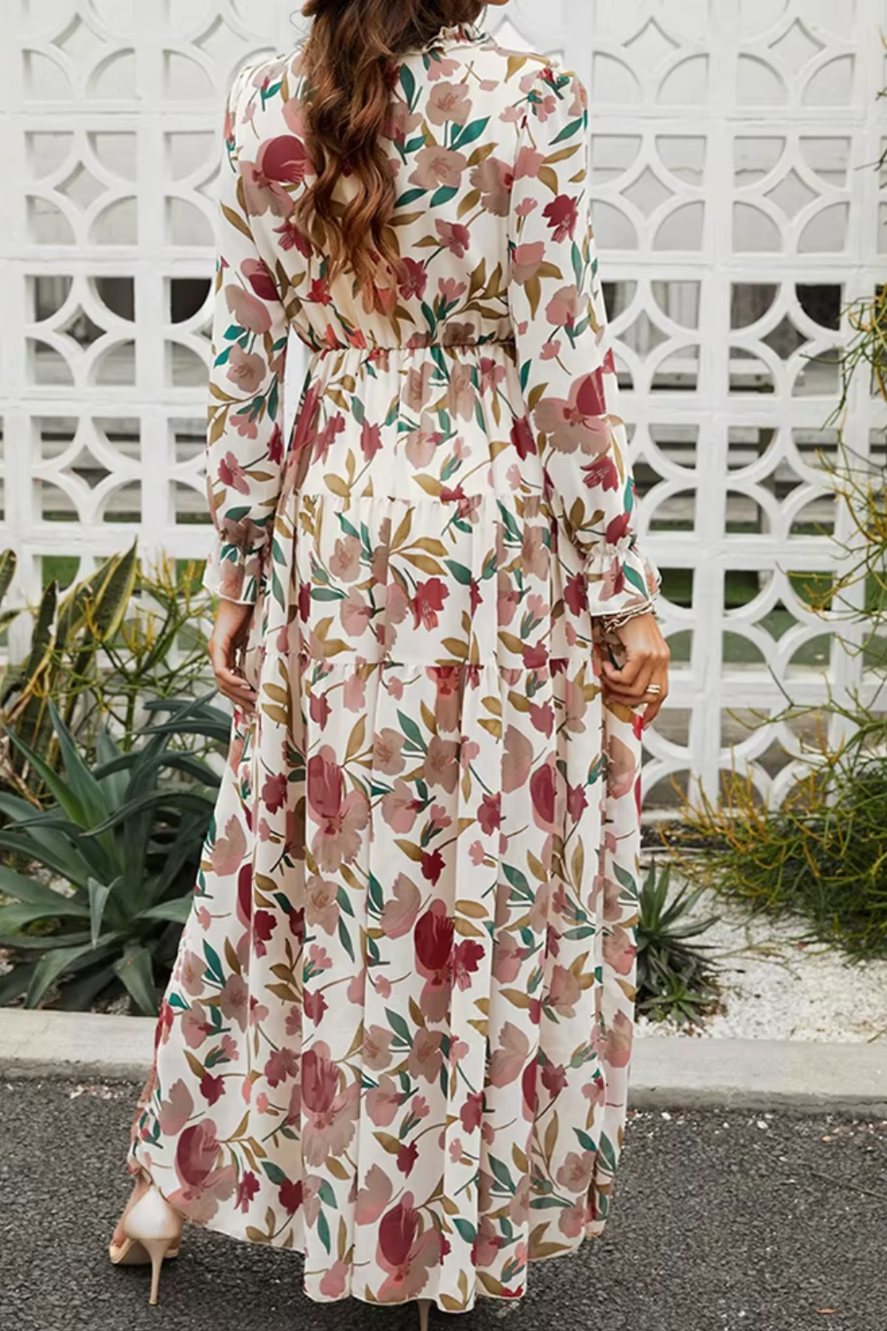 Ruby – Wild Lotus Maxi Dress