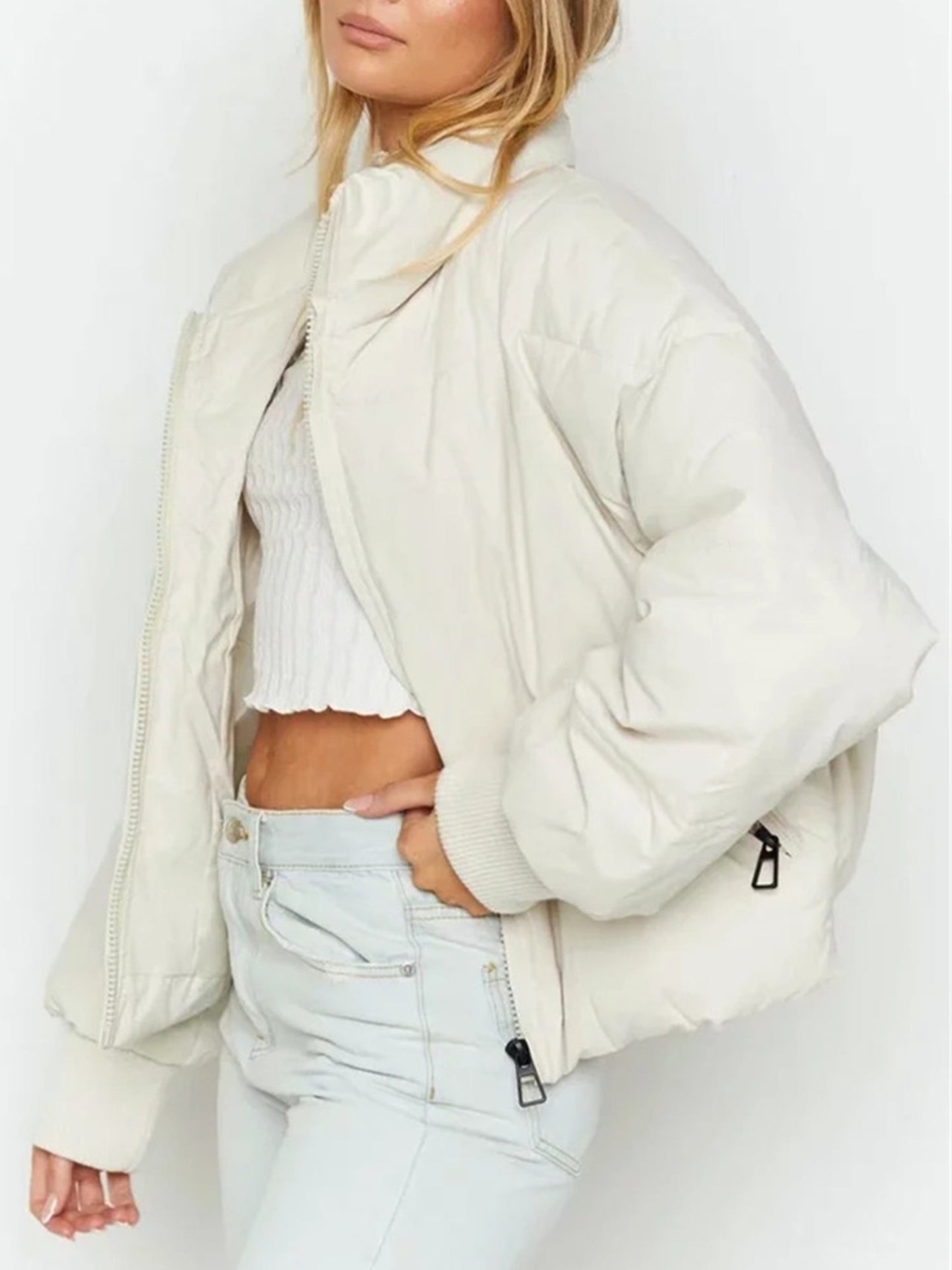 Charice - Women's Cropped Puffer Jacket