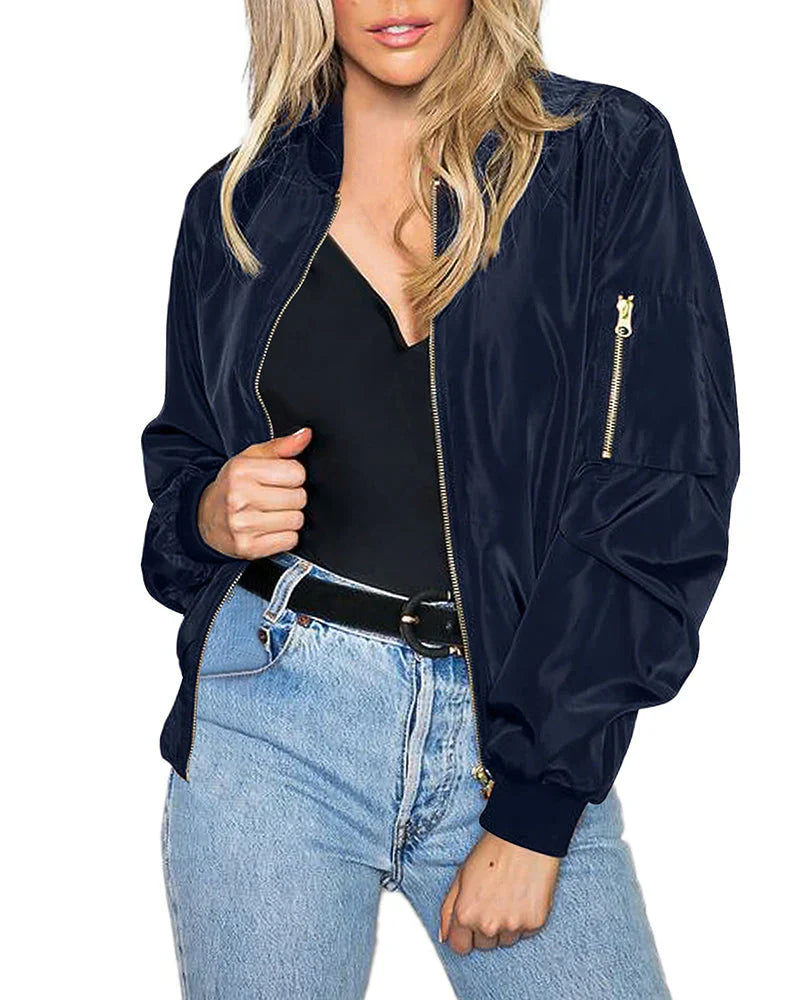 Ella - Lightweight Bomber Jacket for Women