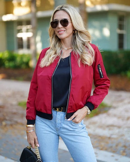 Ella - Lightweight Bomber Jacket for Women