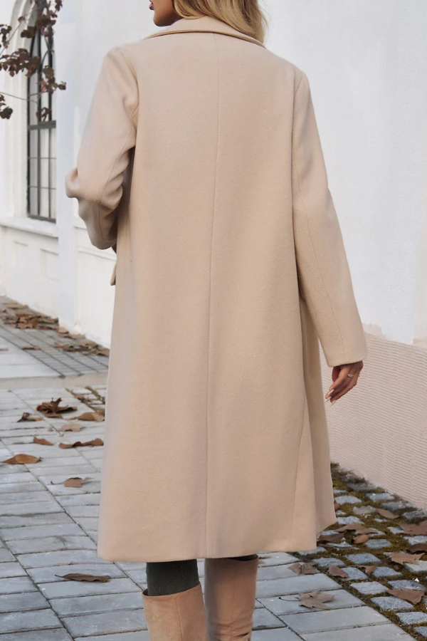 Jenna – Elegant Tailored Long Winter Coat