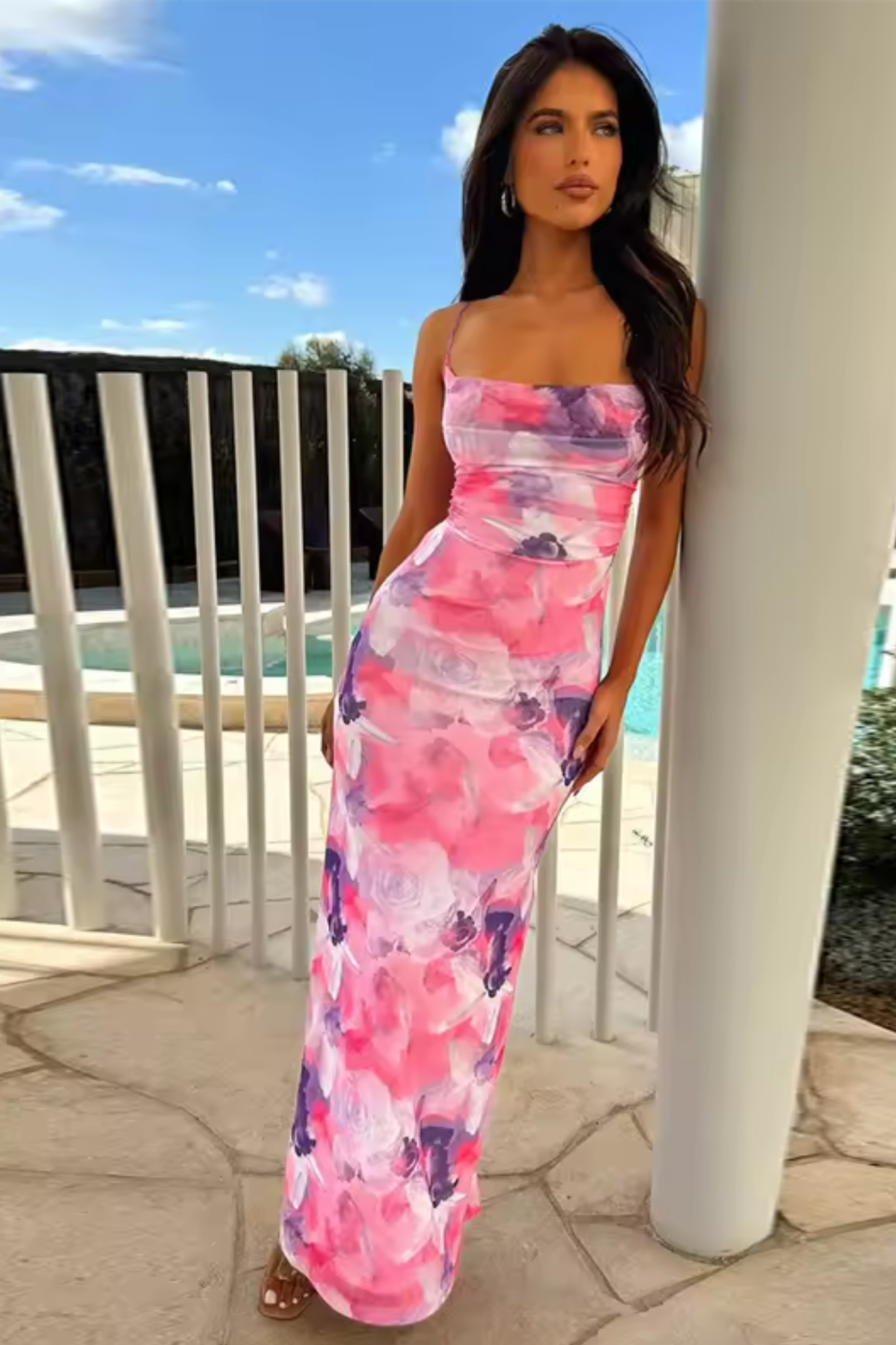 Zephyr – Lace Sleevless Maxi Dress