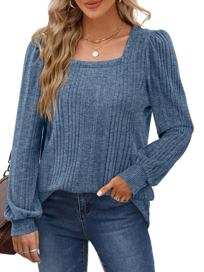 Julia – Stylish Neckline Top