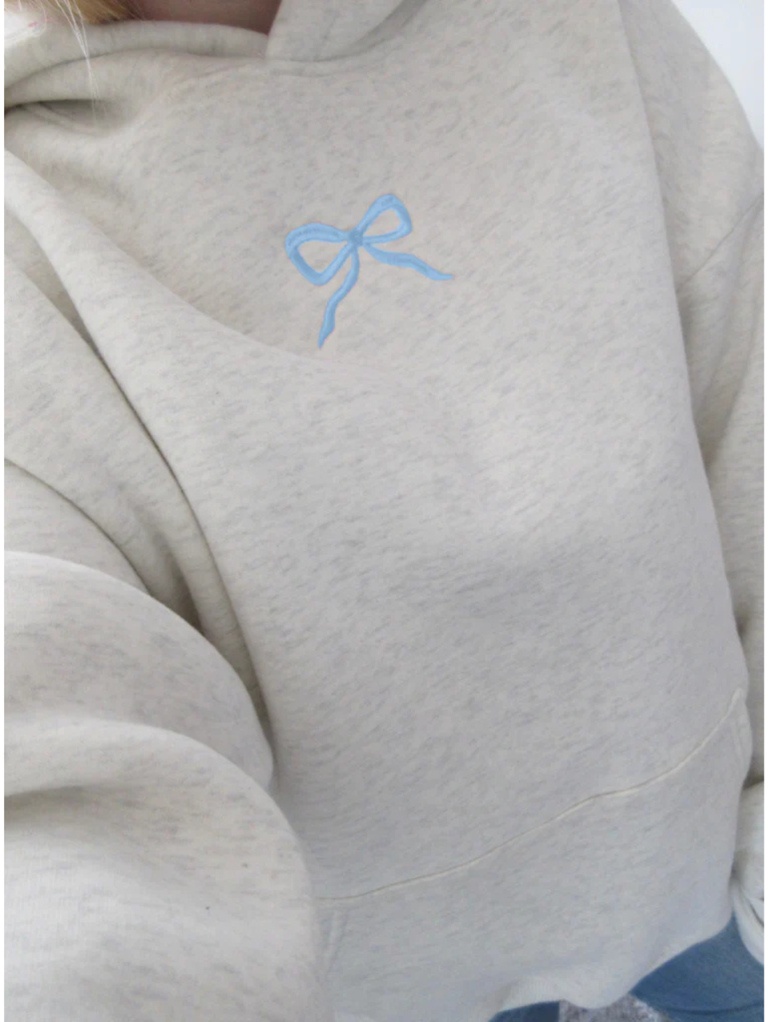 Becca - Hoodie with Bow Detail