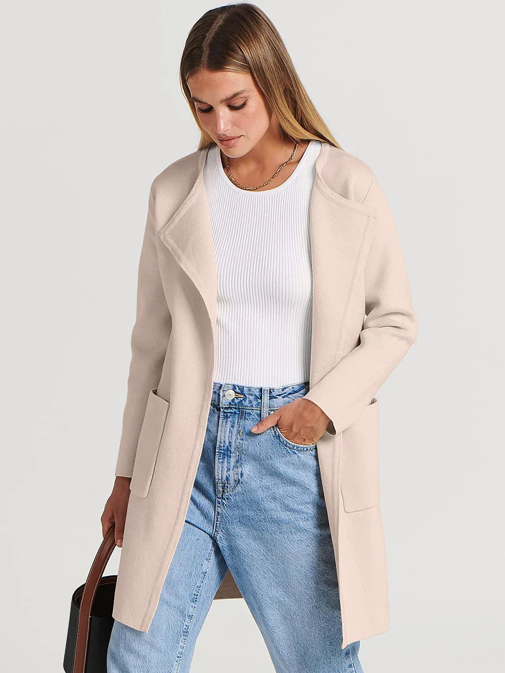 Lyla – Double Breasted Lapel Coat