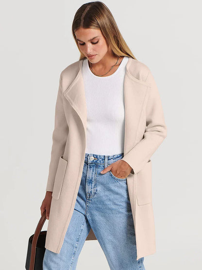 Lyla – Double Breasted Lapel Coat