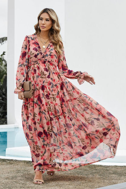 Ruby – Wild Lotus Maxi Dress
