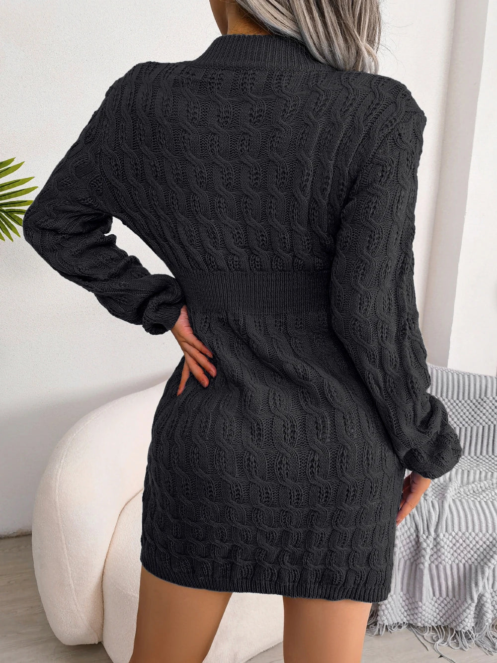 Matilda – Ribbed Knit Mini Dress