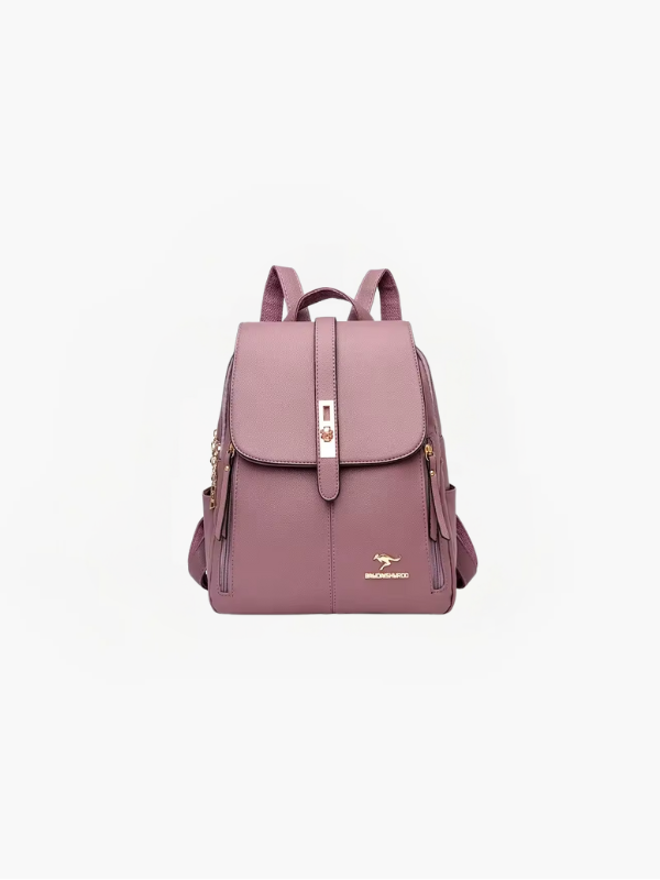 Tova – Anti-Theft PU Leather Backpack