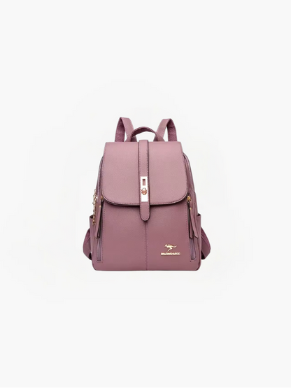 Tova – Anti-Theft PU Leather Backpack