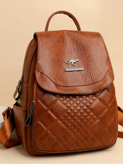 Elara – RFID-Protected Leather Backpack