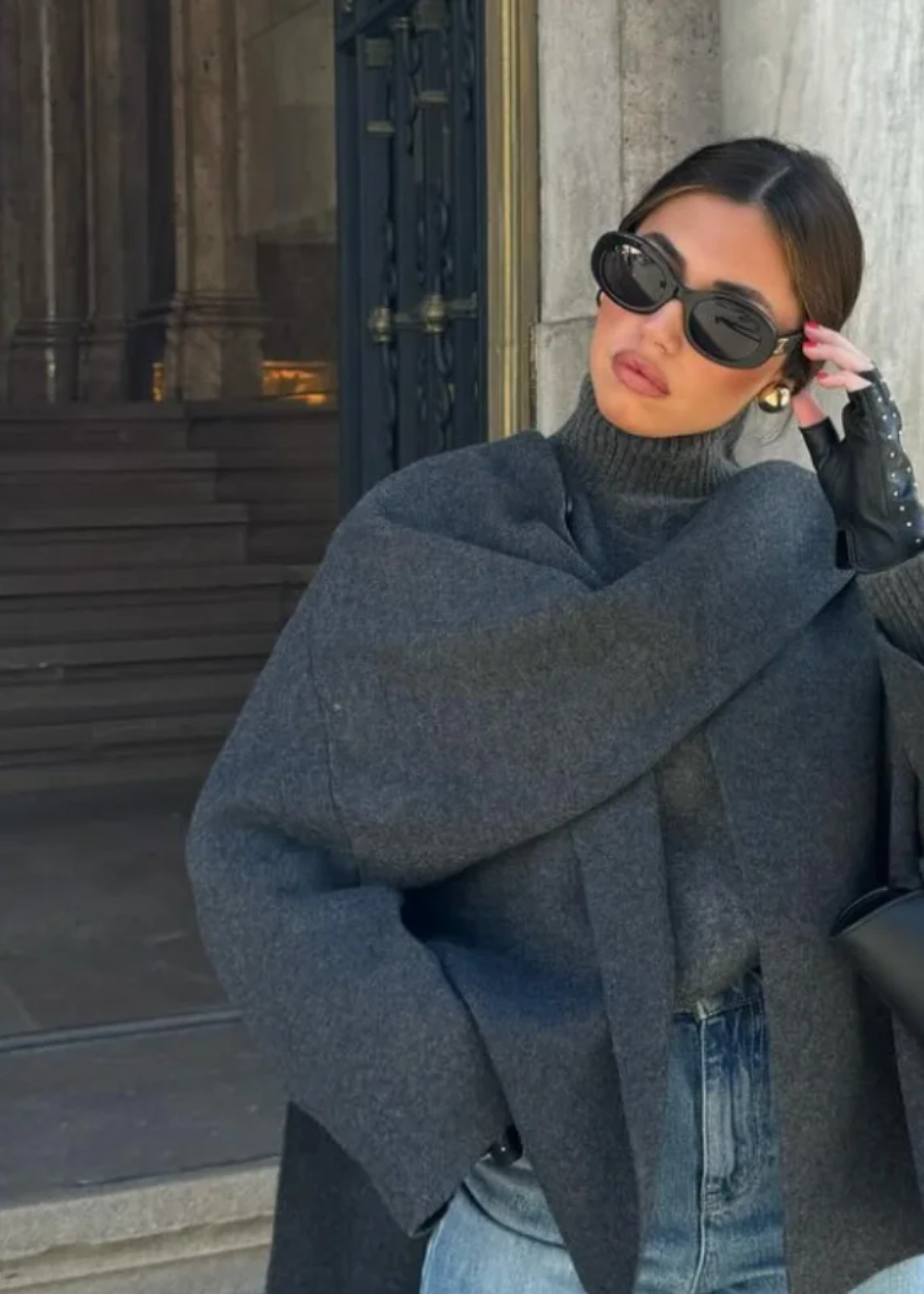 Phoebe – VIntage Luxe Cape Coat