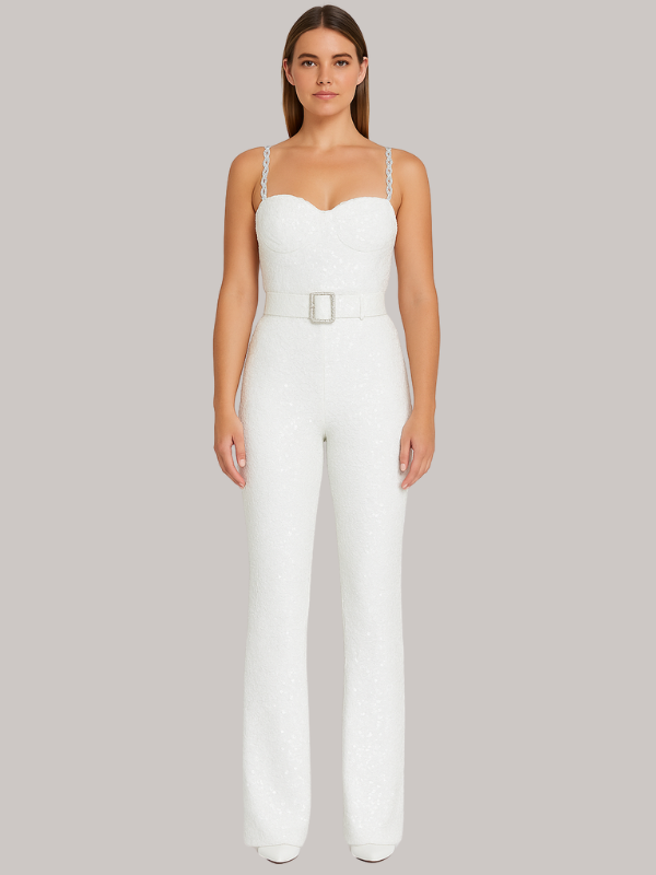 Isadora – Stylish Waist Belted Jumpsuit