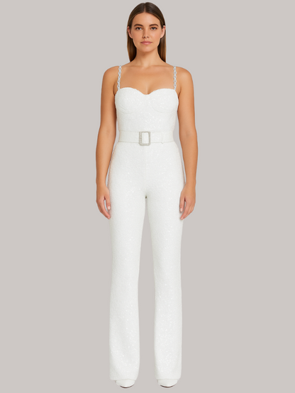 Isadora – Stylish Waist Belted Jumpsuit