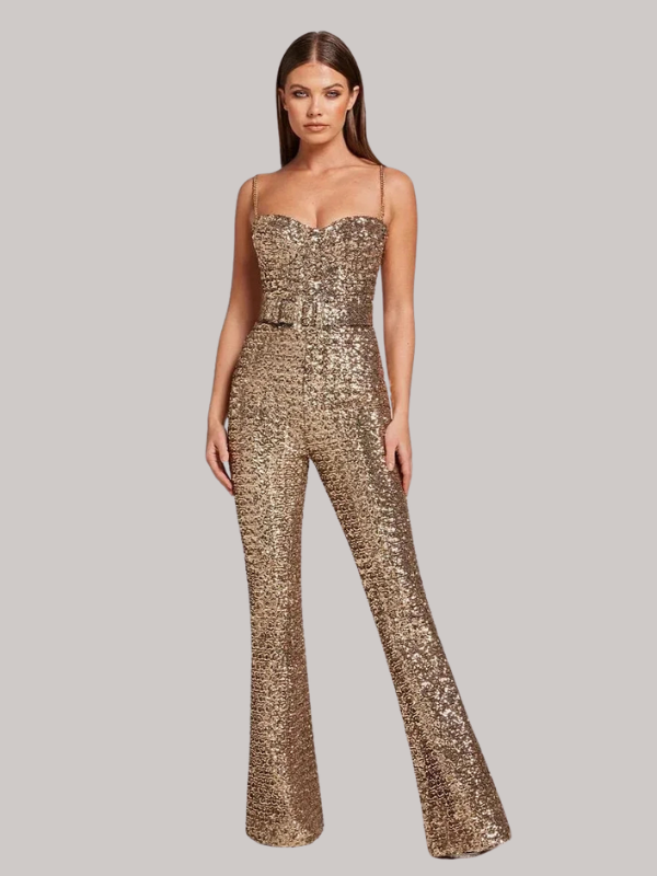 Isadora – Stylish Waist Belted Jumpsuit