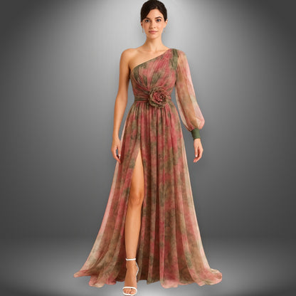 Skyla – One-Shoulder Maxi Dress