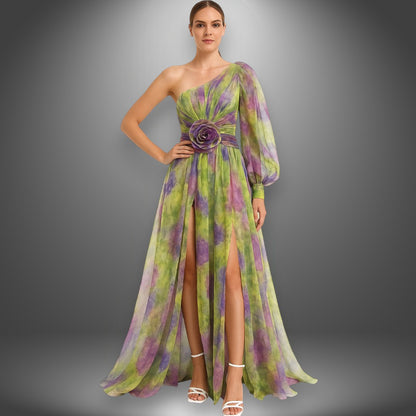 Skyla – One-Shoulder Maxi Dress