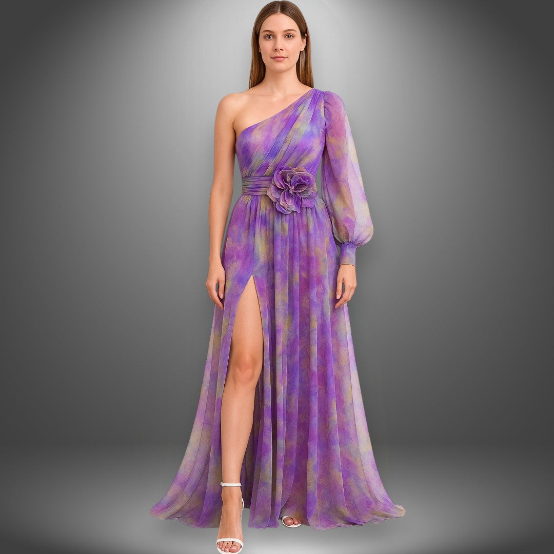 Skyla – One-Shoulder Maxi Dress