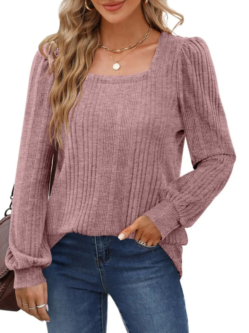 Julia – Stylish Neckline Top