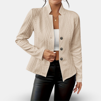 Dahlia – Elegant Buttoned Blazer