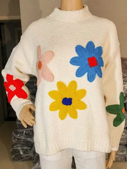 Vivara – Floral Knit Sweater