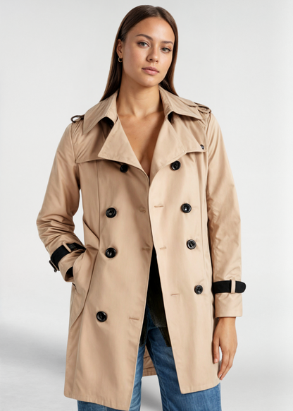 Valeria – Double-Breasted Cozy Trench