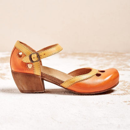 Kaida – Low-Heel Comfort Sandals