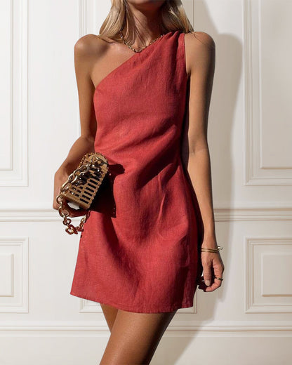 Brooke – Stylish Asymmetrical Mini Dress