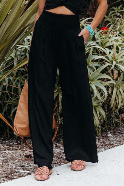 Fiora – High-Waist Baggy Trousers