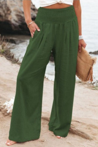 Fiora – High-Waist Baggy Trousers