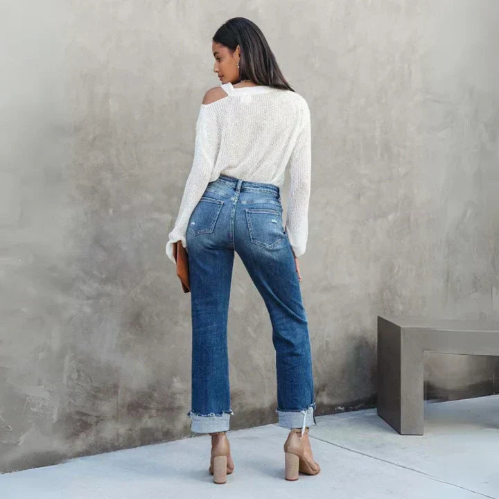 Hazel – Stylish High-Waisted Jeans